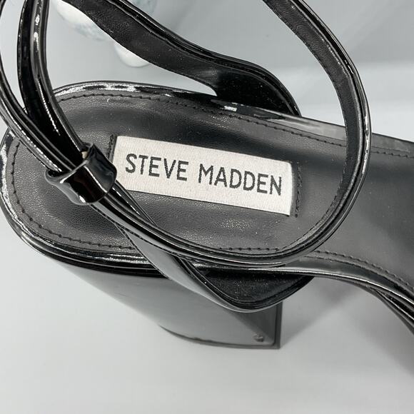 Steve Madden Women’s Wardo  Platform Sandals Black Size 10M - Picture 6 of 11